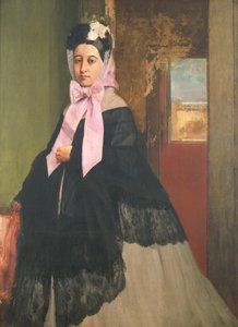 Therese de Gas (1842-95), a művész nővére, később Madame Edmond Morbilli, 1863 körül